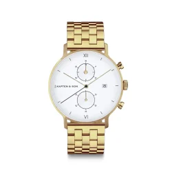 Chrono Small Gold Steel