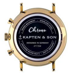 Chrono Small Gold Steel