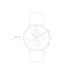 Chrono Small Gold Steel