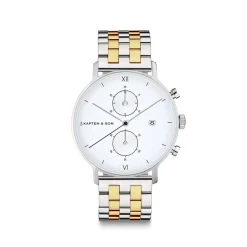 Chrono Small Silver Bicolor Steel
