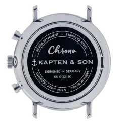Chrono Small Silver Bicolor Steel