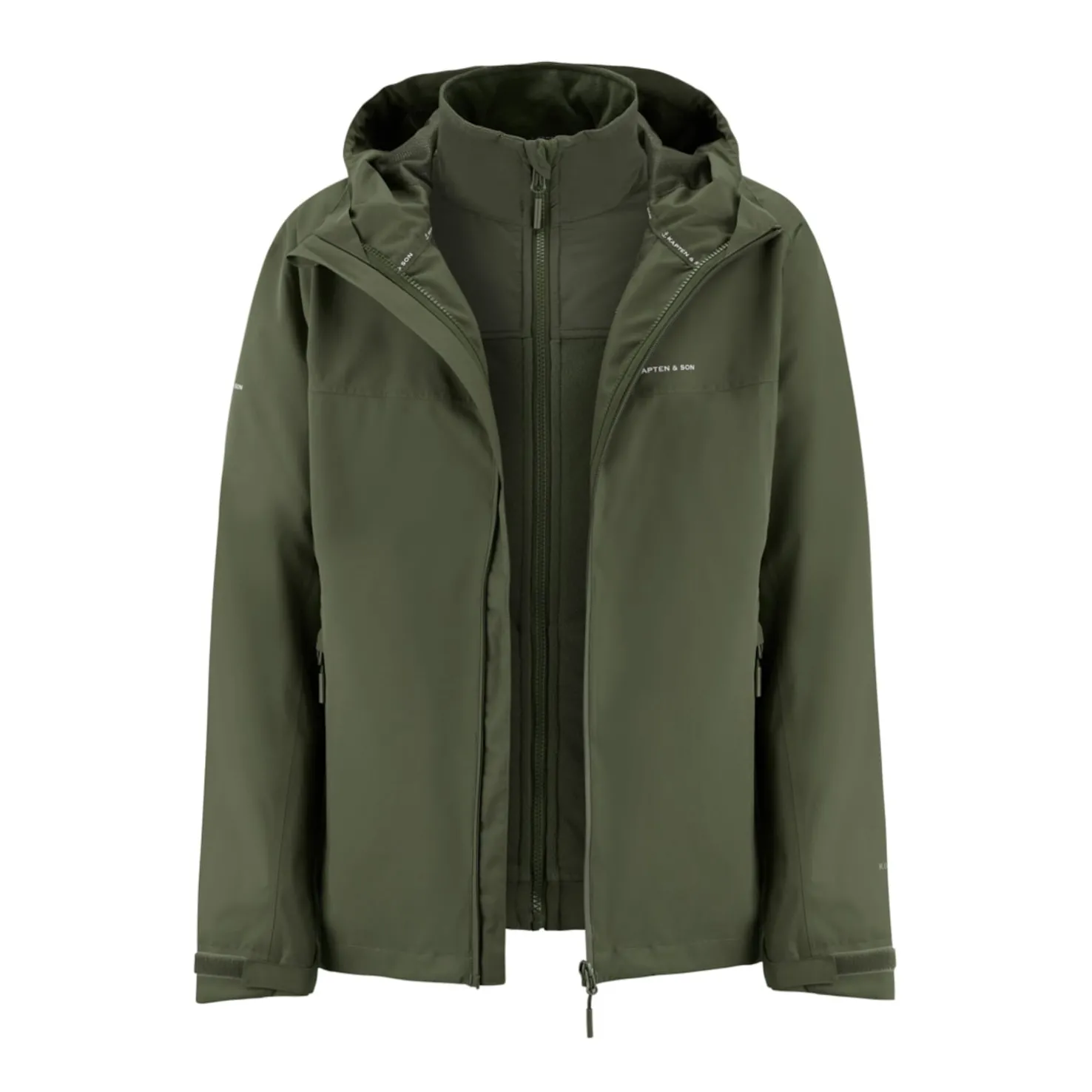 Everyday 3in1 Rain Jacket Olive