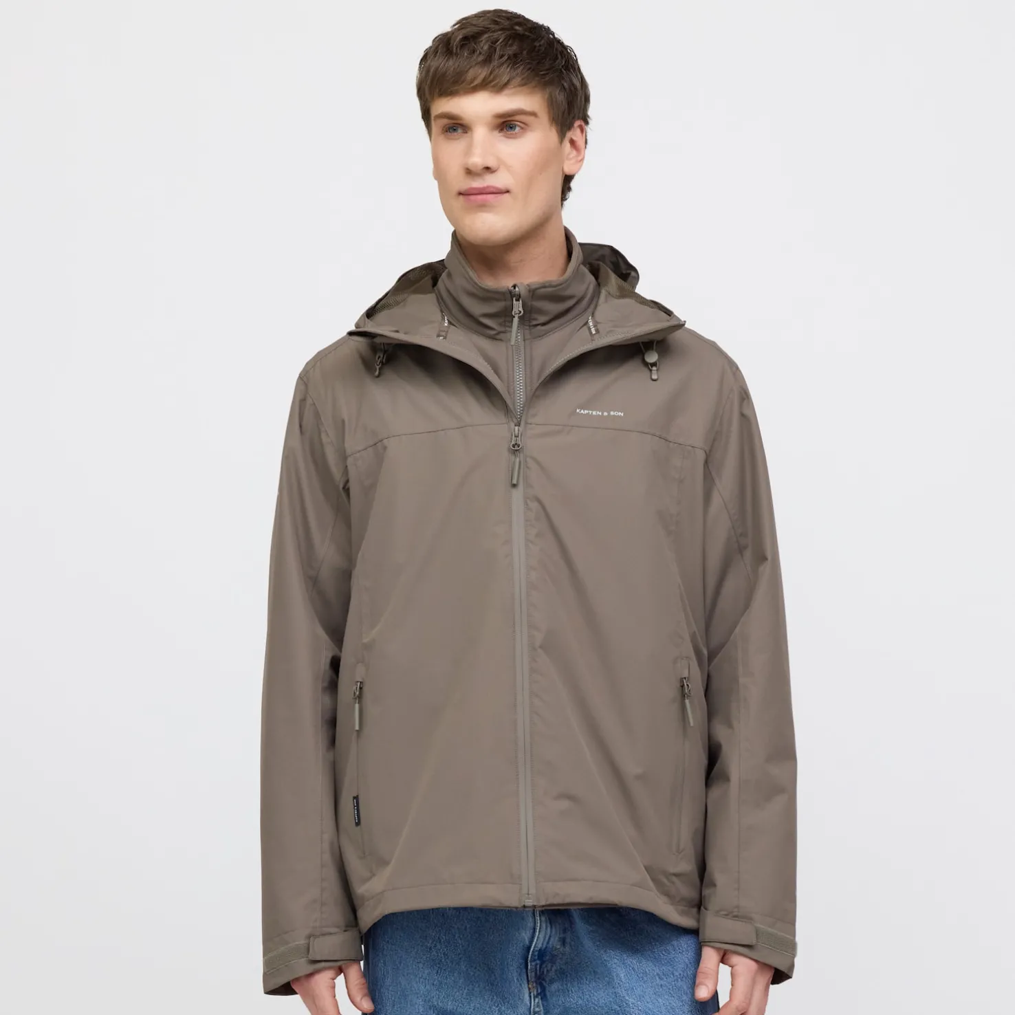 Everyday 3in1 Rain Jacket Taupe