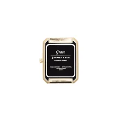 Grace Light Gold Cream Woven Steel