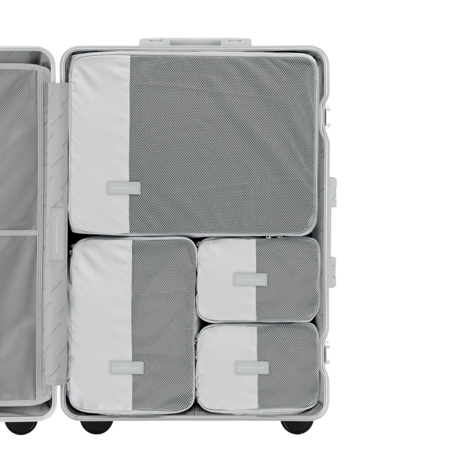 Heathrow Aluminium Check In Silver