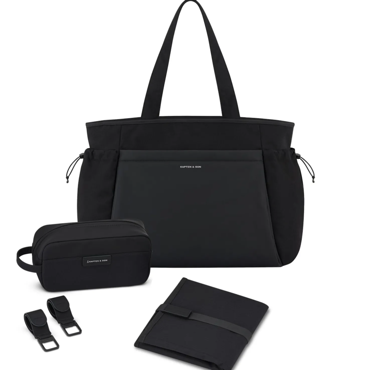 Hellvi Pro Large Diaper Bag Set All Black