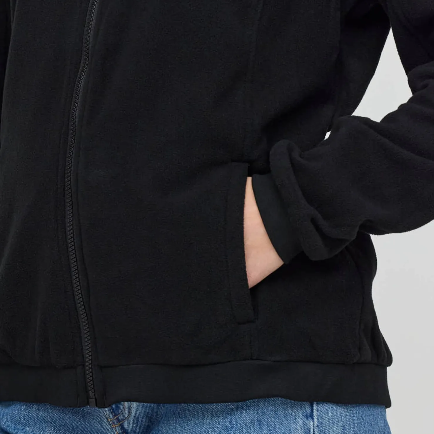 Light Fleece Jacket All Black