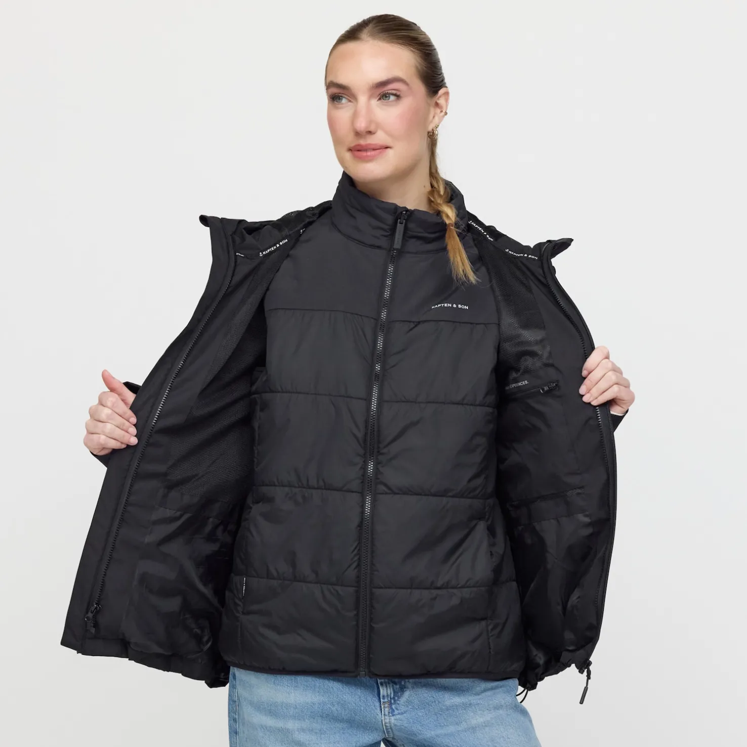 Light Puffer Vest All Black