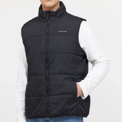 Light Puffer Vest All Black
