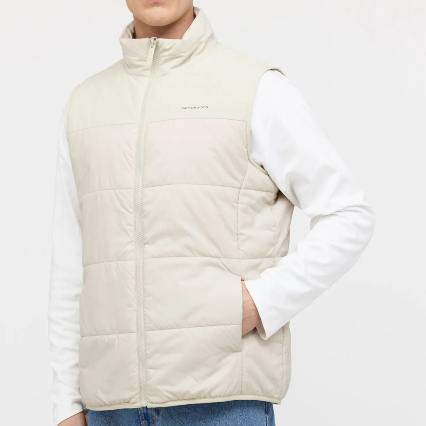Light Puffer Vest Sandstone