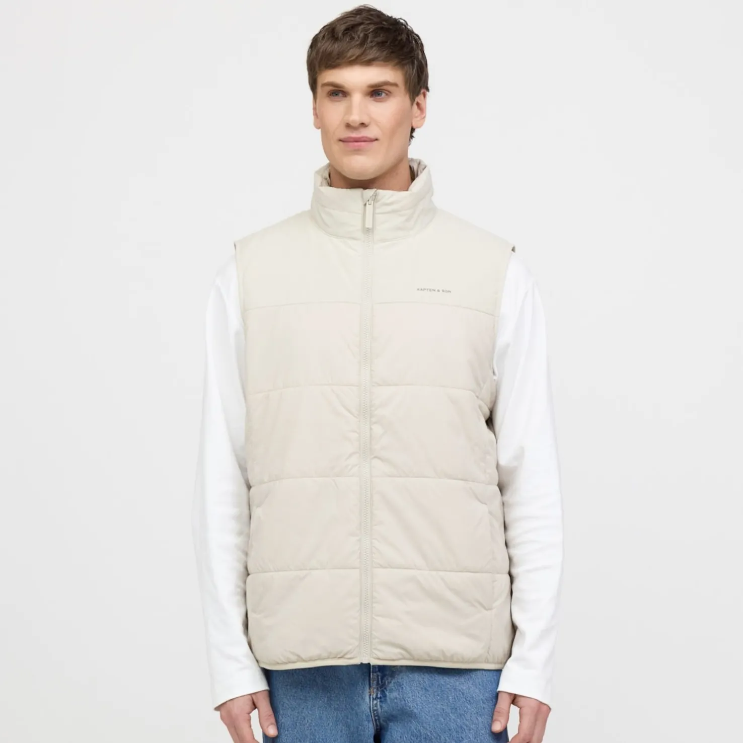 Light Puffer Vest Sandstone