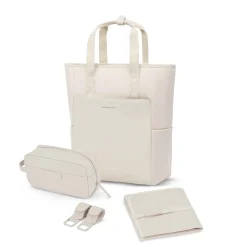 Lindby Pro Diaper Backpack Set Sandstone