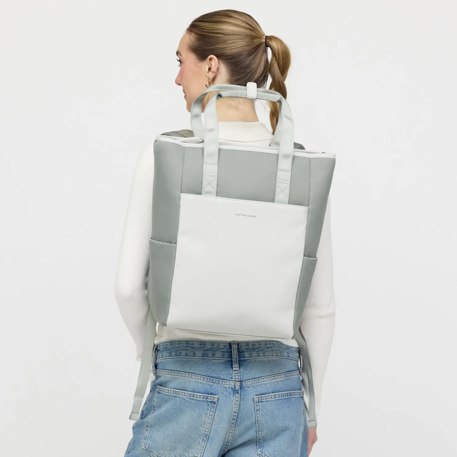 Lindby Pro Diaper Backpack Set Muted Sage