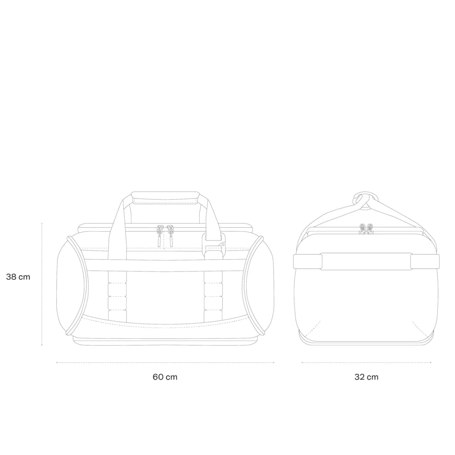Lisbon Duffle Backpack Large All Black