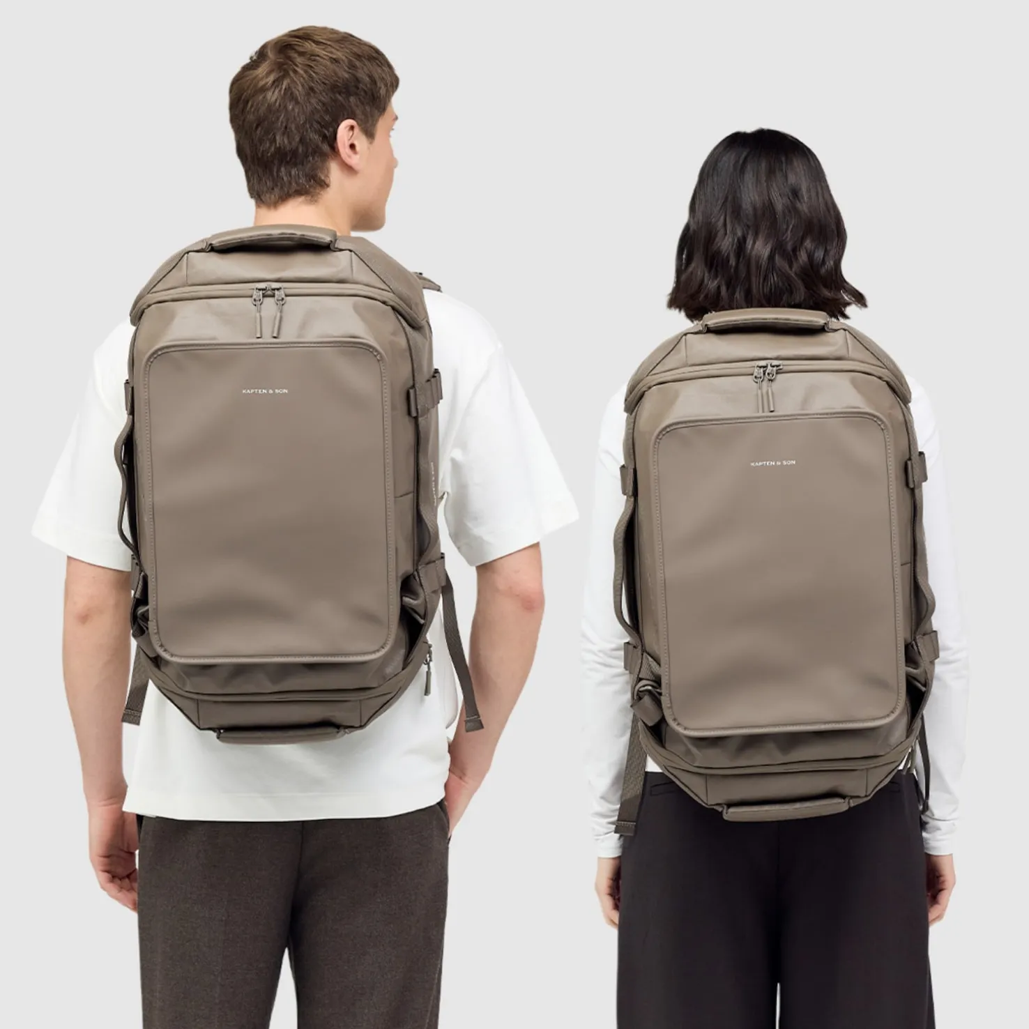 Lisbon Duffle Backpack Medium Walnut