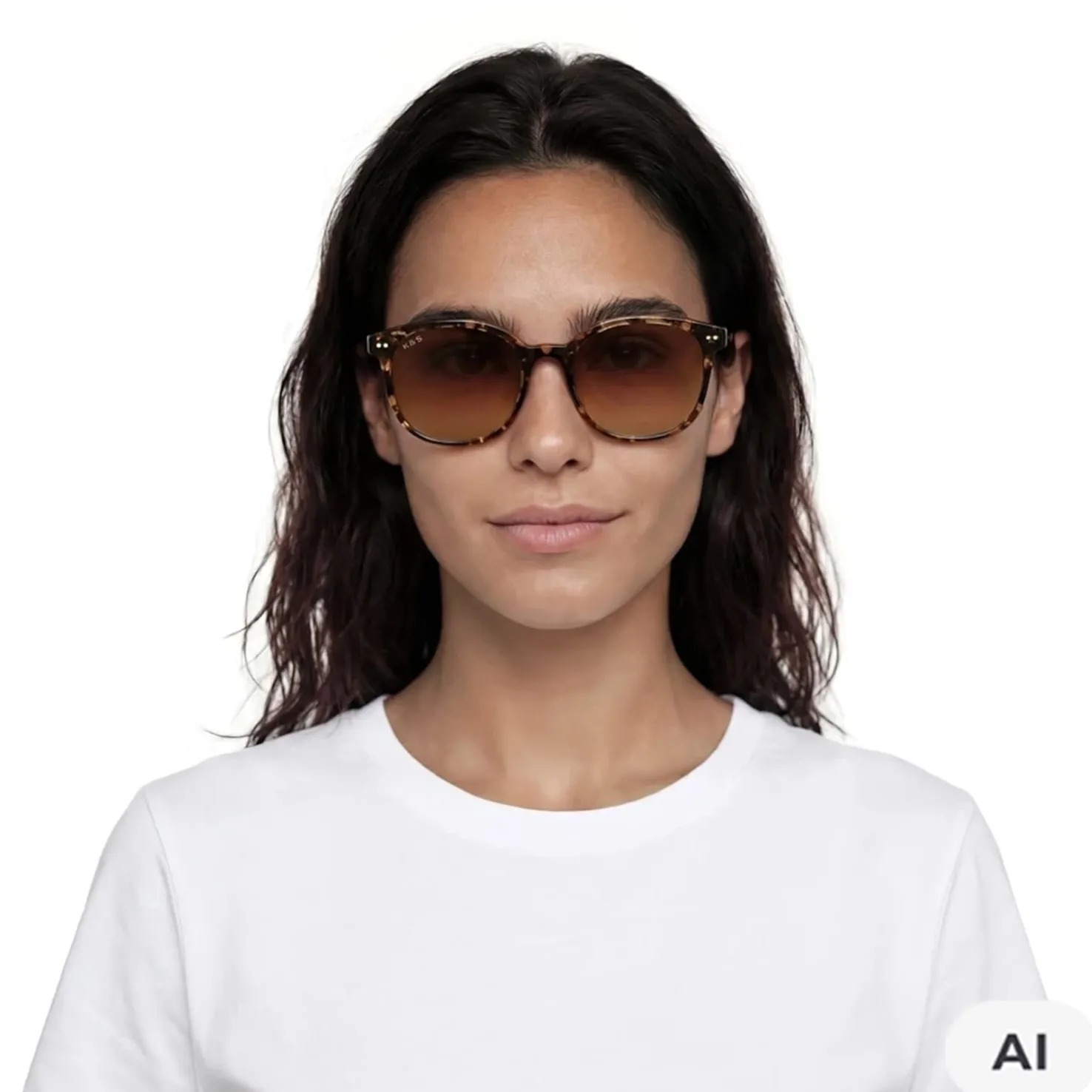 Nairobi Small Crystal Tortoise Brown