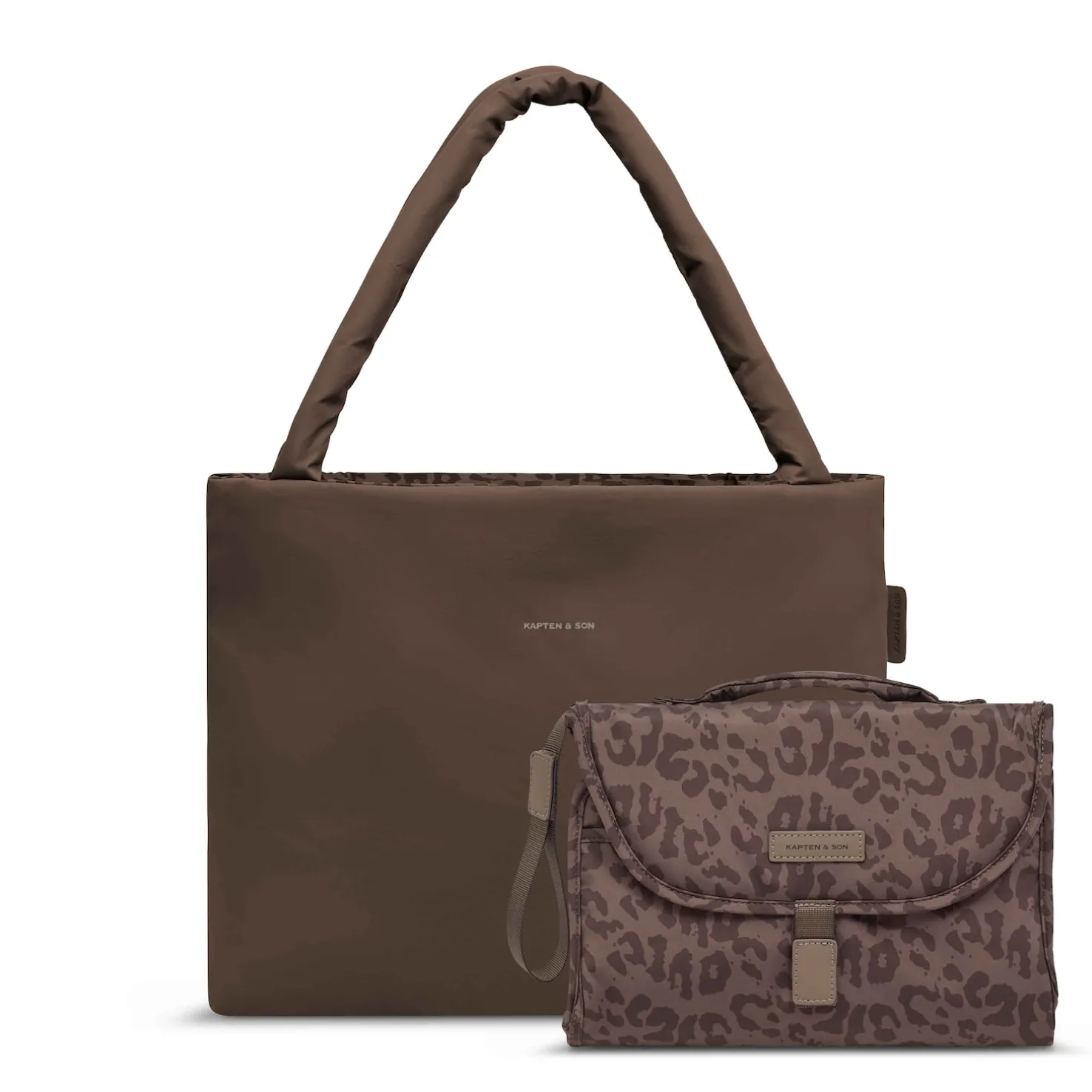 Norva 2in1 Diaper Dark Brown/Leo