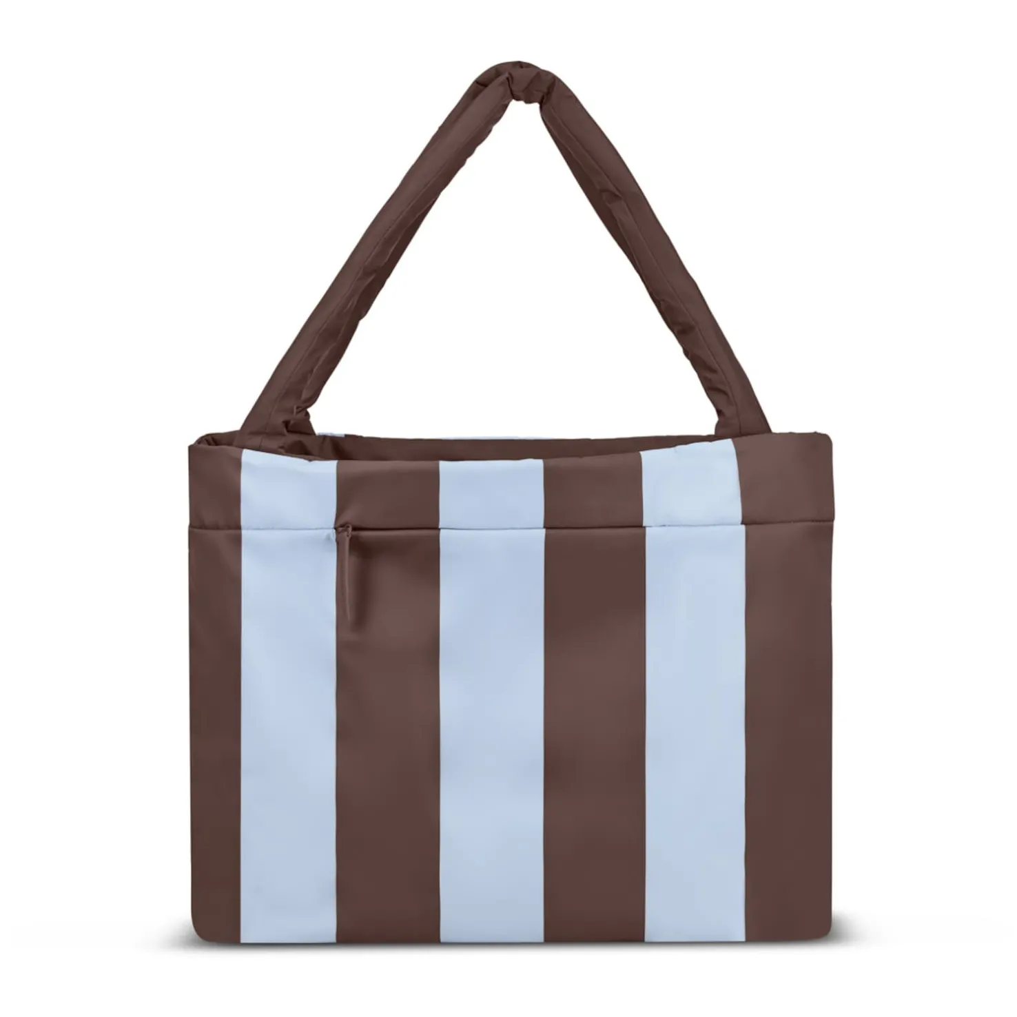 Norva 2in1 Shopper Chocolate Brown/Striped