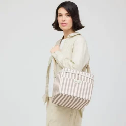 Oulu Cooling Bag Muted Rose Striped