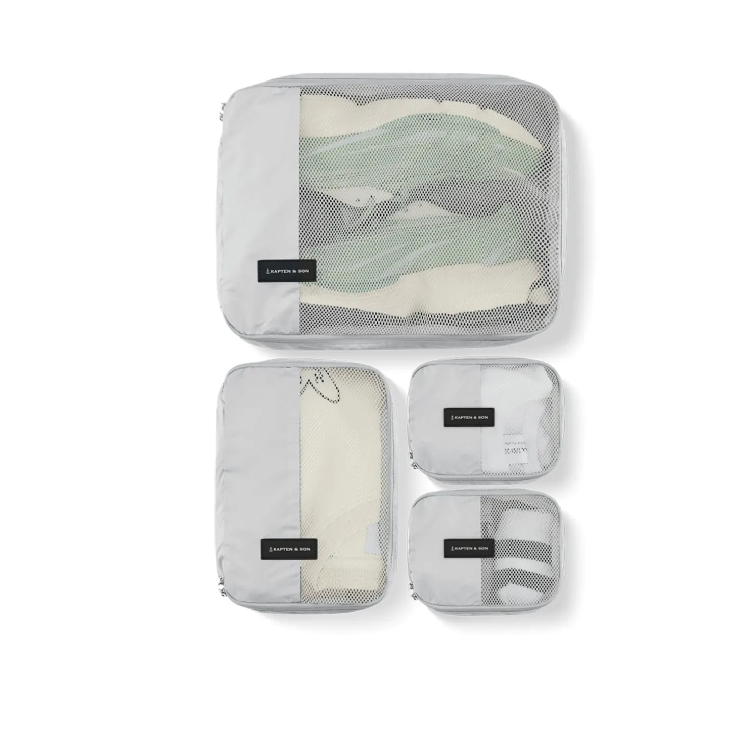 Packing Cubes Set Small All Black