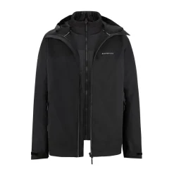 Puffer 3in1 Rain Jacket All Black