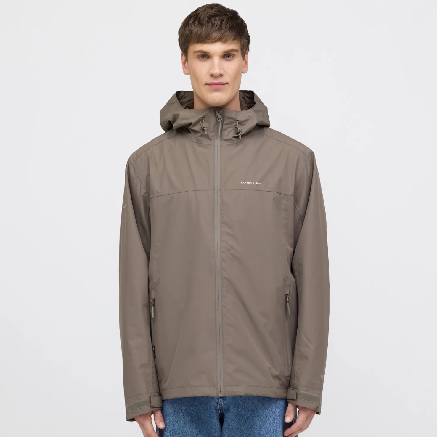 Puffer 3in1 Rain Jacket Taupe