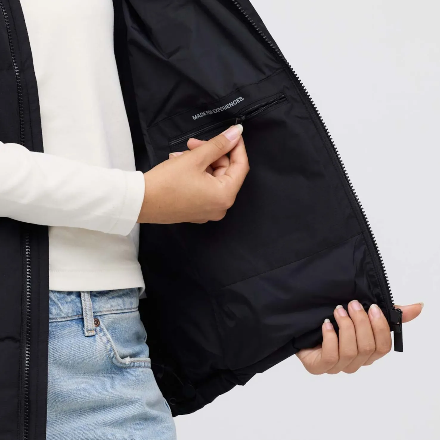 Puffer Vest All Black