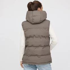 Puffer Vest Taupe