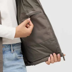 Puffer Vest Taupe