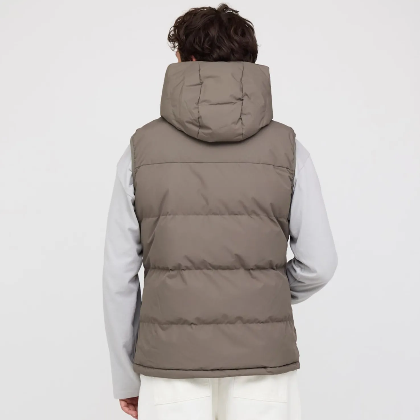 Puffer Vest Taupe