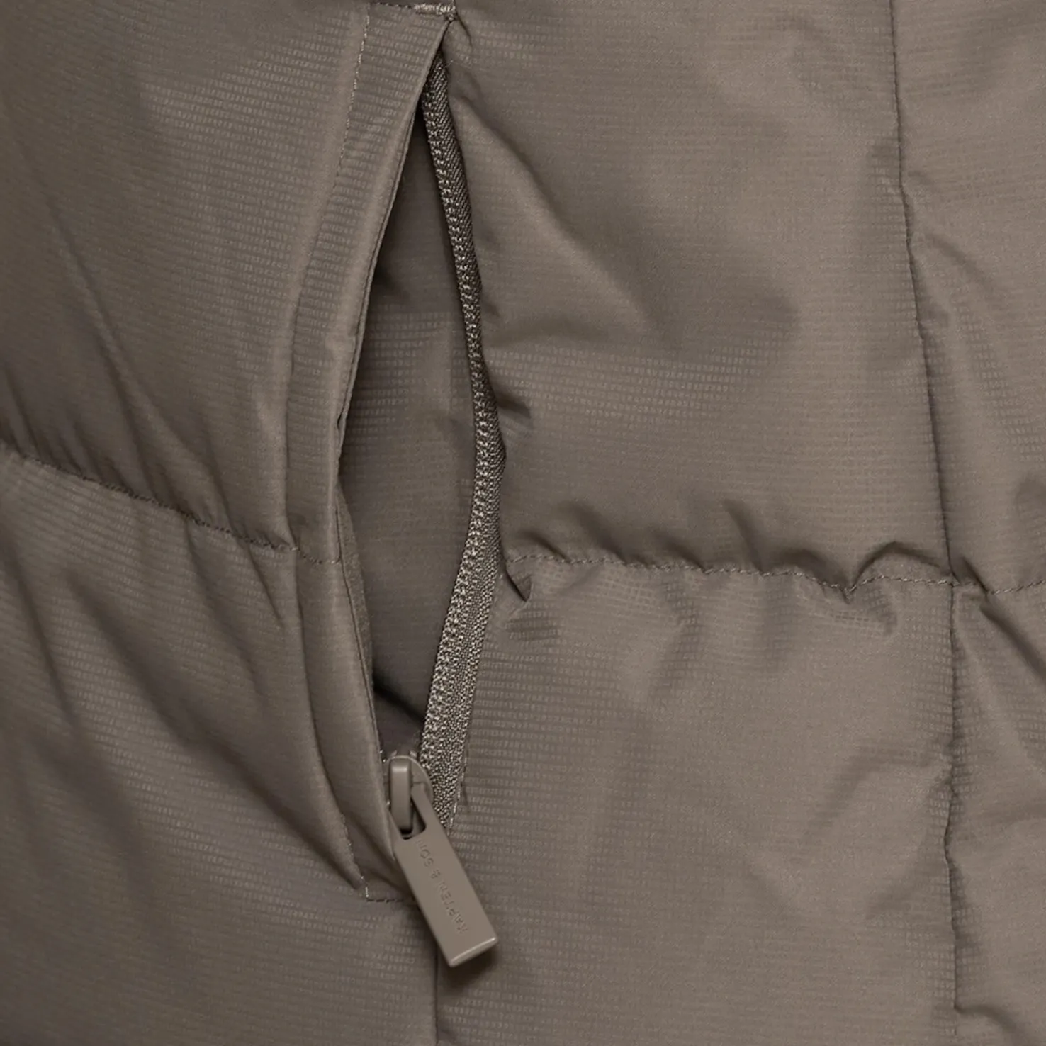 Puffer Vest Taupe