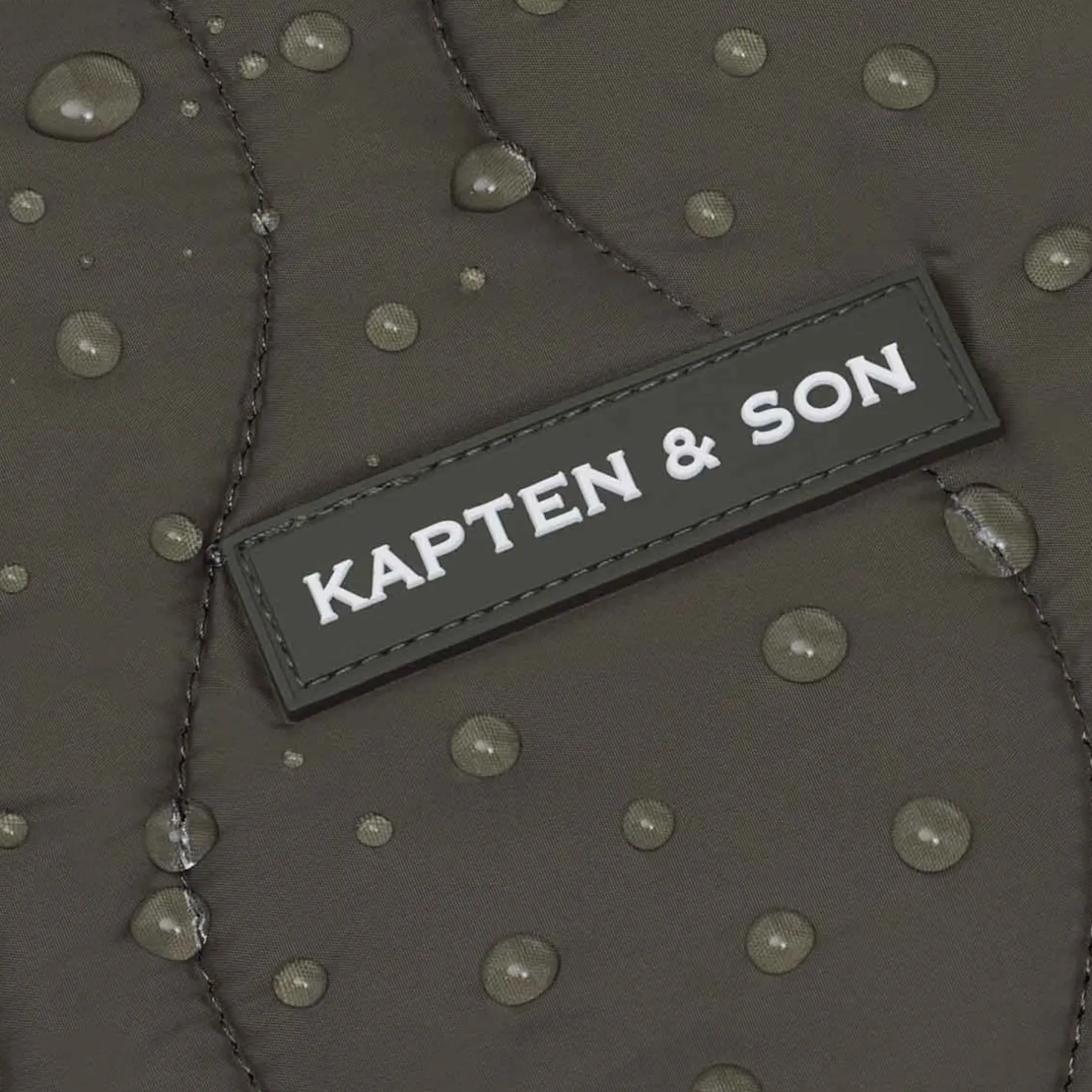 Quilted Light Puffer Jacket Khaki