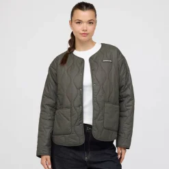 Quilted Light Puffer Jacket Khaki