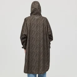 Rain Poncho Leo Dark Brown