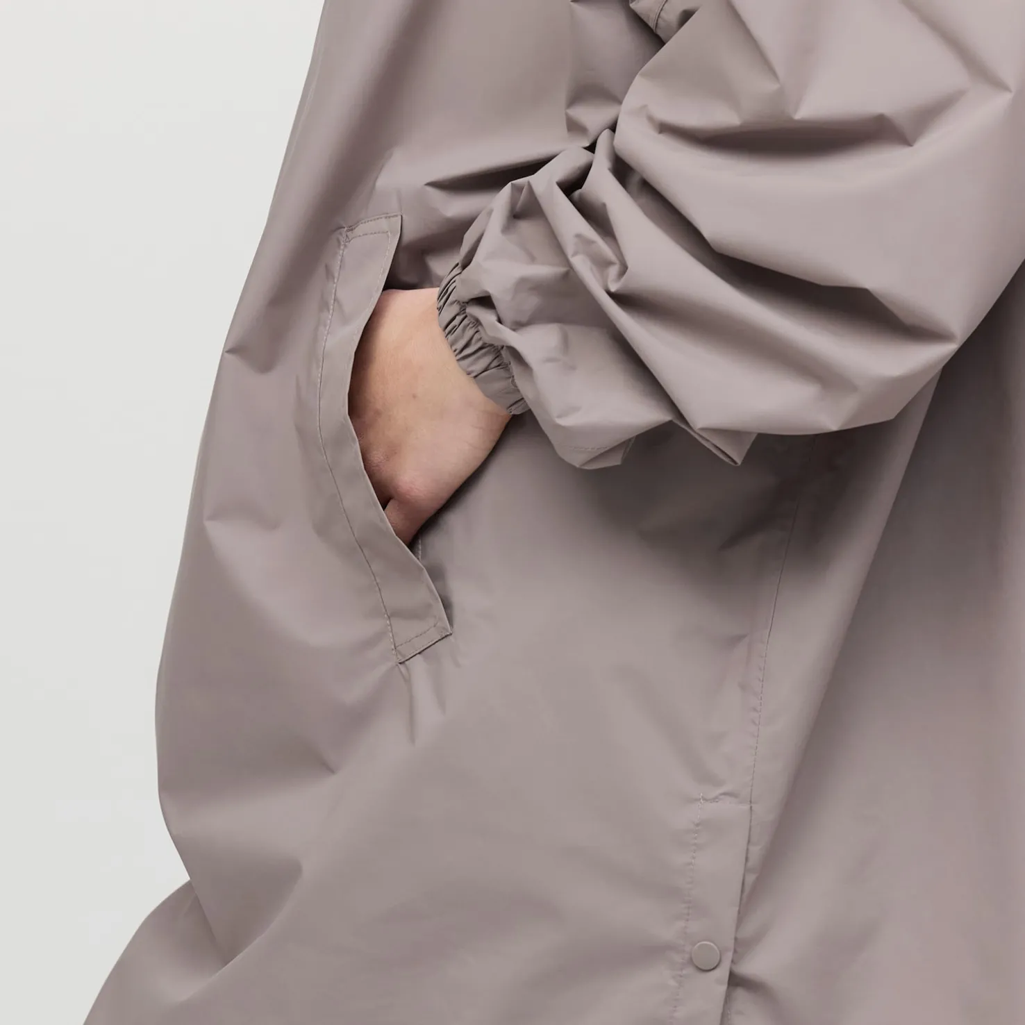 Rain Poncho Muted Rose
