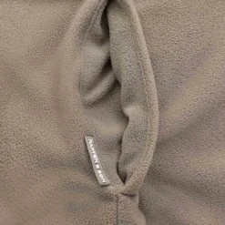 Reversible Bomber Puffer Jacket Taupe/Fleece