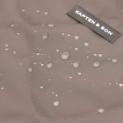 Reversible Bomber Puffer Jacket Taupe/Fleece