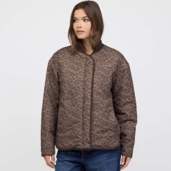 Reversible Bomber Puffer Jacket Chocolate Brown/Leo