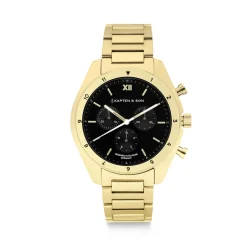 Rise Small Gold Black Steel