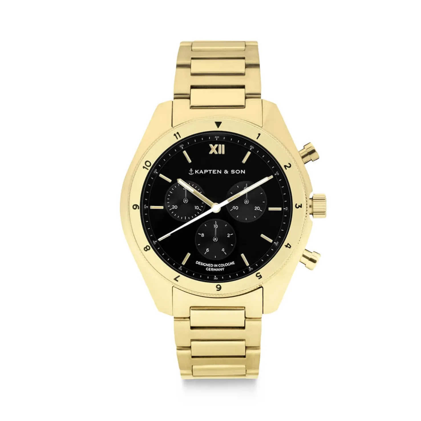 Rise Small Gold Black Steel