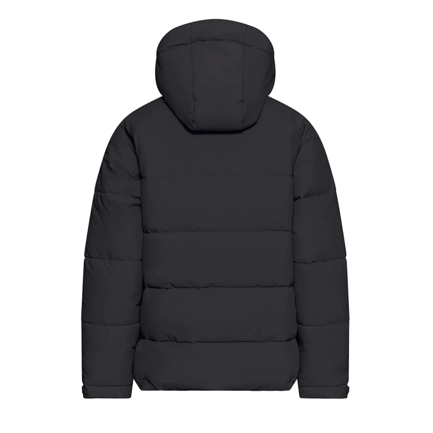 Short Winter Puffer Jacket All Black