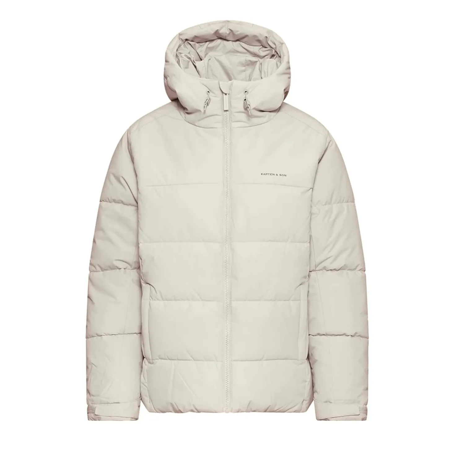 Short Winter Puffer Jacket Sandstone