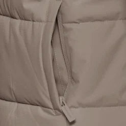 Short Winter Puffer Jacket Taupe