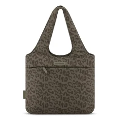 Skara Cloud Shopper Leo Dark Brown