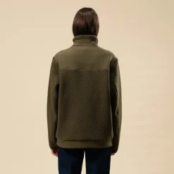 Teddy Fleece Jacket Forest Green