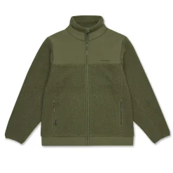 Teddy Fleece Jacket Forest Green