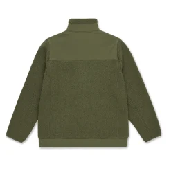 Teddy Fleece Jacket Forest Green