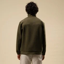 Teddy Fleece Jacket Forest Green