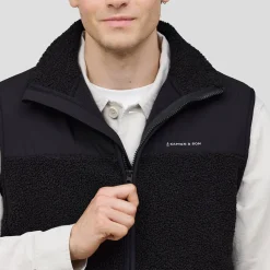 Teddy Fleece Vest All Black