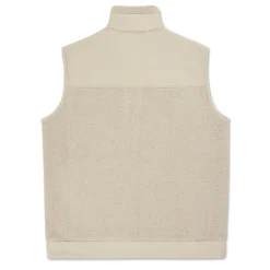 Teddy Fleece Vest Sandstone